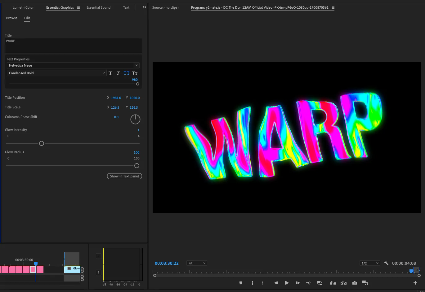 30 Glowing Neon Chrome Title Card MOGRT Templates - Image 5