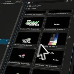 30 Glowing Neon Chrome Title Card MOGRT Templates - Image 8