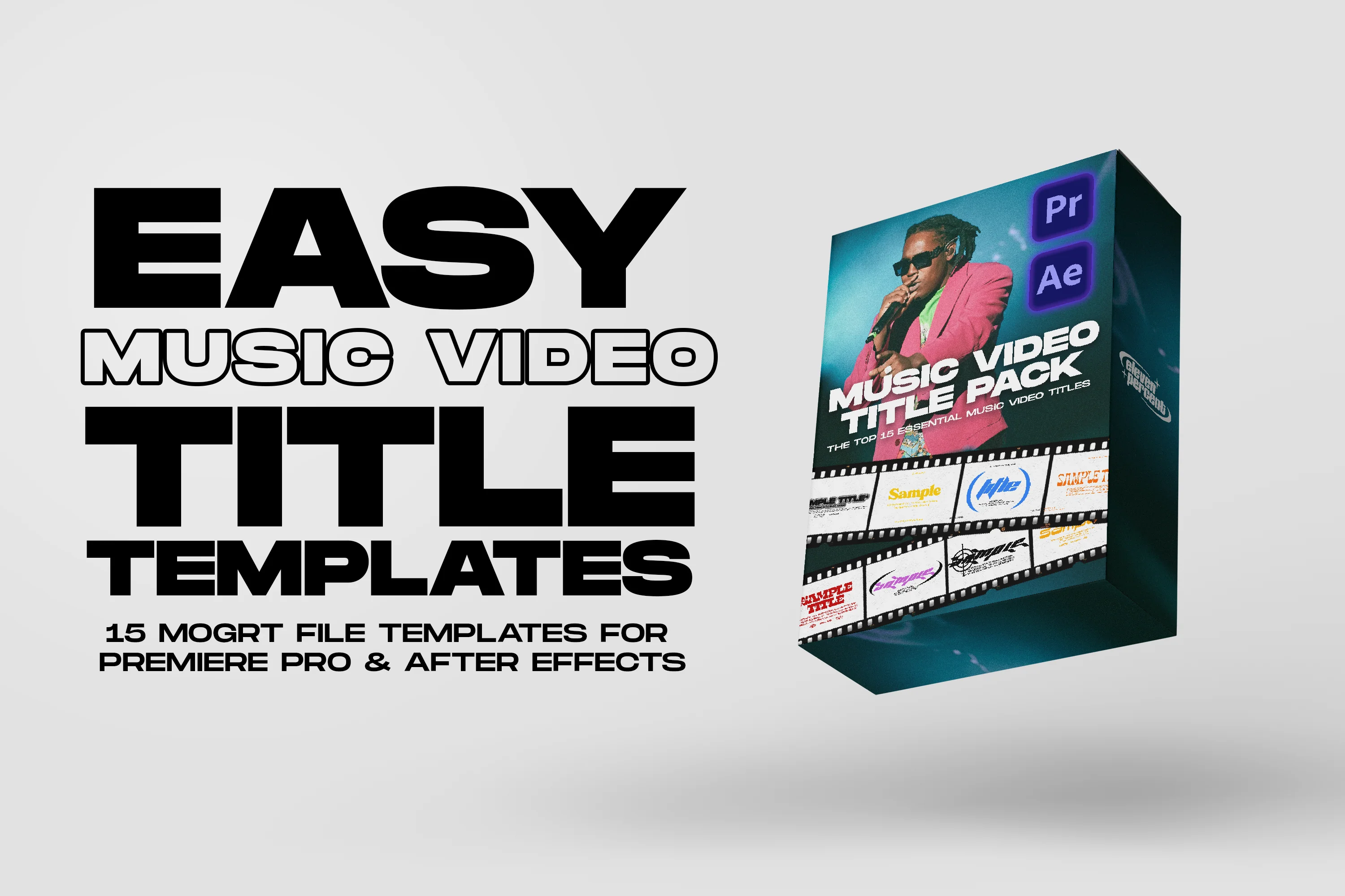 TOP 15 Essential Music Video Title Templates Pack - Image 3